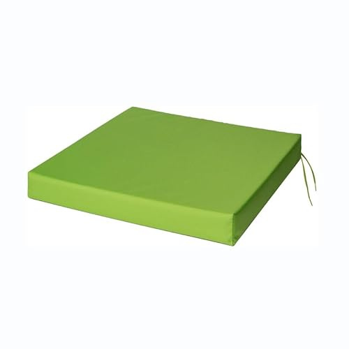 Holomaalahi halbrundes stuhlkissen 24x24(60x60cm) 5cm Dickes, wasserdichtes Stuhlkissen. Schaumstoff für Küche, Esszimmer, Wohnzimmer und Garten, Abnehmbarer Bezug mit Reißverschluss für