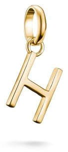 Thomas Sabo Charm Club Connect Charm Pendant Letter Recycled 925 Silver