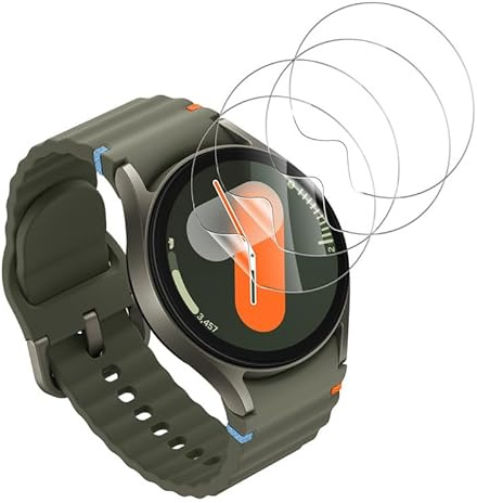 Joywing für Schutz Samsung Galaxy Watch 7 40mm Displayschutz, für Weich TPU Schutzfolie Samsung Galaxy Watch 7/6 40mm Folie, 4 Stück Folie Ultra-klar Schutzglas, Passt Perfekt Hartglasfolie
