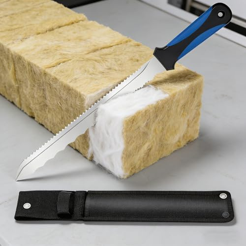 ARCHYPON Insulation Knife - Sod Cutter Knife:11.10 Stainless Steel Blade Sharp, Double Side sharp for Insulation material garden sod cutting, foam cutting