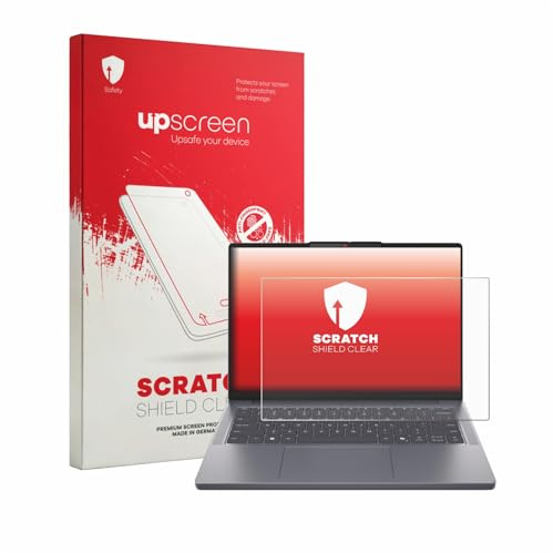 upscreen Schutzfolie für Lenovo IdeaPad Slim 3i Gen 11 14 – Made in Germany, Kristall-klar, Kratzschutz, Anti-Fingerprint