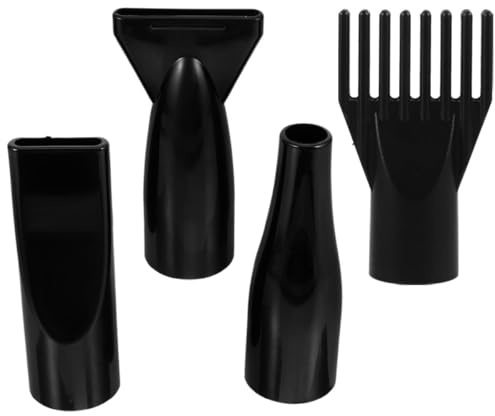 SWOOMEY Hair Dryer Nozzle Attachment 4pcs Set Comb Nozzle and Diffuser for Pet Grooming and Hair Styling for Salon and Home Environments