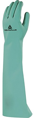 Delta plus - Nitrile Glove 46 cm Chlorinated Green Size 9