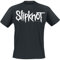 Slipknot White Logo Männer T-Shirt schwarz M 100% Baumwolle Band-Merch, Bands, Nachhaltigkeit