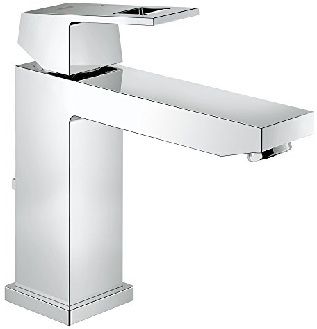 Grohe Eurocube M-Size Single-Handle Single-Hole Bathrom Faucet, StarLight Chrome