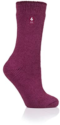 HEAT HOLDERS SOCKSHOP Thermal Socks - Ladies Warm Cosy Winter Colourful 2.3 TOG Plain Thermal Socks in a 1 Pair Pack Size 4-8