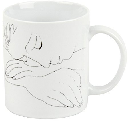 Könitz Kaffeebecher, Porzellan, weiß, 11.5 x 8.2 x 9.4 cm