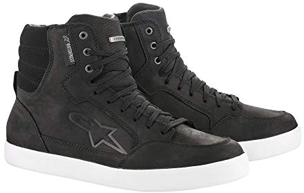 Alpinestars Faster-3 Shoes Black/Grey Camo/Fluo Red, Scarpe Uomo, 43.5 EU
