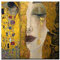 TEARICE Diamond Painting Bilder,Diamantstickerei Goldenen Tränen Gustav Klimt DIY Diamant Malerei Kreuzstich 5D Strass Mosaik Malen Nach Zahlen 30x40cm