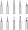 Soldering Iron Tip Kit, Bestgle 10pcs 900M Solder Tips Replacement Kit for for Hakko, Radio Shack, TENMA, ATTEN, Quick, Aoyue, Yihua Solder Station