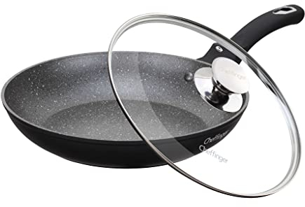 Bratpfanne Stielpfanne mit Deckel Ø26cm Induktion Braten Pfanne