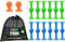 DartStrike® | 12er Set Darts mit Saugnäpfen | Formen gestalten für Kinder | Silikon-Spielzeug | Kinder und Erwachsene | Herausforderung | Originelles Geschenk | OriginalCup®