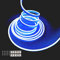 Balabaxer Blau Neon-LED-Streifenlichter, 16,4 Fuß/5 m 16,4 Fuß/5 m 12 V DC 600 SMD2835 LEDs Wasserdichtes Lichtschlauch für Indoor Outdoor Home Decoration (ohne Antrieb)
