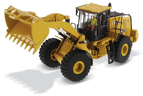 Diecast Masters 1:50 Scale Caterpillar 966 Wheel Loader | High Line Series Cat Trucks & Construction Equipment Model 85686