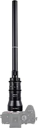 AstrHori 18 mm F8 APS-C Weitwinkel-2X-Makro-Sondenobjektiv mit integriertem Ringlicht für spiegellose Kameras der Panasonic Olympus M43-Mount-Serie gx85,G85,gx9,G95,G100,DC-BGH1,E-M10 Mark IV,E-P7