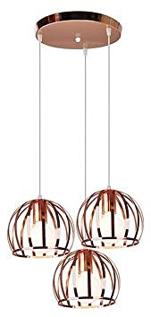 Nordique moderne couleur or rose suspension abat-jour éclairage E27 Global boule suspension lampes Luminaire salon salon suspendu éclairage cuisine couloir goutte lumière miroir phare (3 lumières)