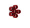 WOBBLO per Suzuki Burgman 125 400 650 250 Burgman 125 400 650 250 Moto di Alluminio di CNC Pinza Freno A Vite Copertura Decorativa Accessori (Color : Rot)