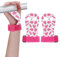 Abeillo Poignées de gymnastique pour filles et jeunes – Gants de gymnastique athlétiques à imprimé vache – Protection de la paume – Accessoires de sport pour entraînement et exercice (rose, rose)