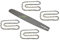 50cm 1,5mm 0,325 76 TG Barra guida + 4 catene compatibili con Hyundai CS6220G