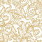 20 Servietten Muster Barockschwingen gold-weiß als Tischdeko. Papierservietten mit Motiv. Auch für Decoupage und Serviettentechnik 33x33cm