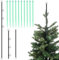 Burbell 19.7' Christmas Tree Topper Holder Sturdy Tree Topper Stabilization Kit Metal Support Rod Fits All Base Types for Halloween Tree and Holiday Garden Treetop Decoration