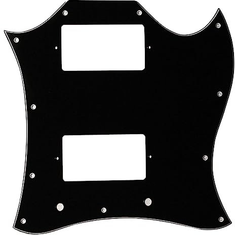 Göldo Pickguard Double Cut, 3-ply black - Schlagbrett