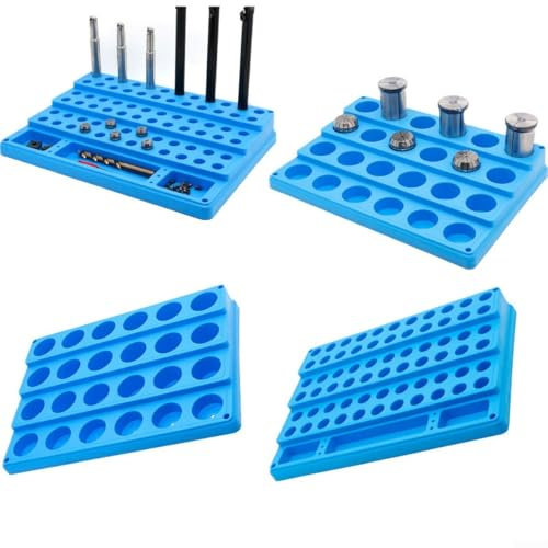 Robuster Bohrer-Organizer mit 2472 Löchern für effizientes Sortieren von Werkzeugen in Werkstattumgebungen (32 mm)