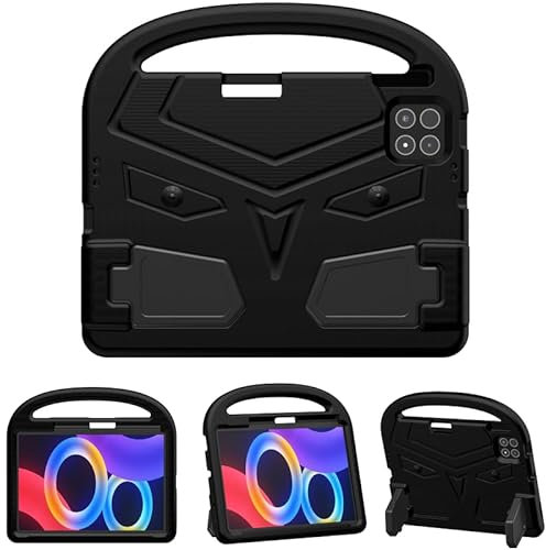 Custodia per tablet Xiaomi Pad 5/Pad 5 Pro da 11 pollici 2021, leggera e adatta ai bambini, maniglia con supporto, copertura protettiva antiurto in morbida schiuma EVA, nera