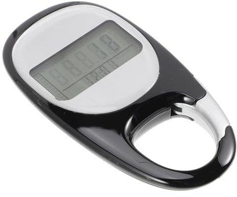Toyvian Contador De Pasos Portátil Pedometer Profesional para Caminar y Escalar Medidor De Actividad Pantalla para Ejercicio y Viajes