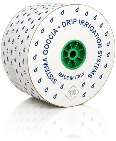 Tubo manichetta per irrigazione Passo 20 gocciolante diametro 16mm goccia da 2000 Metri mt - 8 mils 2 L/h