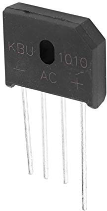 Hyuduo Bridge Diode 10A 1000V KBU1010 Bridge Redresseur pour les Circuits électroniques/Appareils électroménagers - Conception Compacte, Converties CA en DC, Performance Stable, Idéal pour la (2