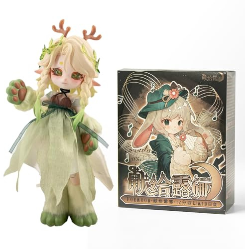 XiDonDon Neue Luna-für-Mond-Serie Action-Sammelfiguren im Anime-Stil, Maßstab 1:12 BJD-Puppen (Two Boxes)