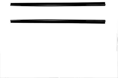 Rock Aufkleber Für Vw Für Golf 6 Mk6 2008 2009 2010 2011 2012 Auto Seitenschweller Verlängerung Stoßstange Winglet Splitter Lip(Schwarz glänzend)