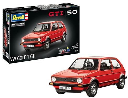 Revell Modellbau Geschenkset 50 Jahre VW Golf 1 GTi