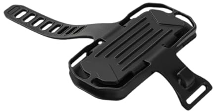 predolo Support de Téléphone et de Batterie Externe pour Vélo, Fixation sur Potence, Sangle en Silicone