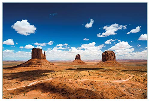 Wallario Küchenrückwand selbstklebend 90 x 60 cm, Motiv: Monument Valley | Spritzschutz abwischbar & pflegeleicht