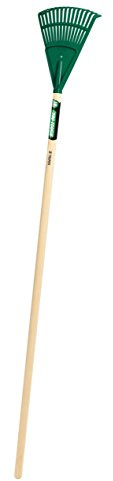 Truper 30465 Tru Tough 48-Inch Plastic Shrub Rake, 8-Inch Head, Wood Handle