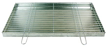 Grille de rechange pour barbecue avec bac à cendres 70 x 50 cm