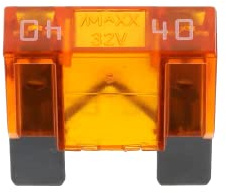 Restagraf - Maxi-Flachsicherung für Kfz – Leistung 40 A – 32 V – Ref. 306822 – 10 Stück