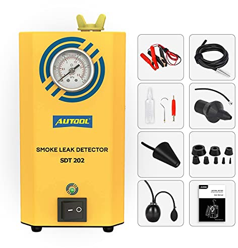 Rauchleckdetektoren, SDT100-Rauchtester, Kraftstoffleckdetektoren für Kraftfahrzeuge, EVAP-Rauchmaschinen-Lecktester, Eingebauter Luftpumpen-Rohrlecktester für 12-V-Fahrzeuge, Motorräder, LKWs