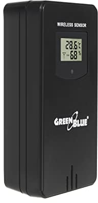 Green Blue GB532 Kabelloser Wetterstation Außensensor mit LCD-Display Temperatur Luftfeuchtigkeit