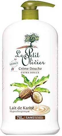 Le Petit Olivier - Duschcreme mit Spender Shea-Milch (Lait de Karité) - 750 ml