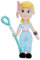 Disney 37270 Pixar Toy Story 4 BO-Peep Plüschpuppe in Geschenkbox, 25 cm, weiß
