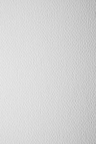 Netuno 20x Karton Weiß beidseitig strukturiert DIN A4 21 x 29,7 cm 200g Prisma Bianco weißer Bastelkarton geprägt Naturpapier filzmarkiert