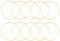 VOSAREA 10 stücke 15 cm Durchmesser Traumfänger Ring Runde Holz Hoop DIY Handwerk Werkzeuge