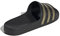adidas Unisex Adilette Aqua Slides, Core Black / Gold Metallic / Core Black, 43 EU