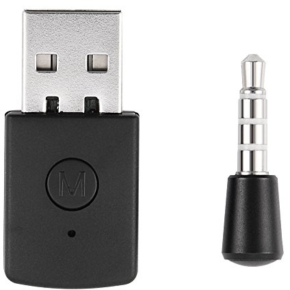 Heayzoki Mini USB Bluetooth 4.0 Adaptador/Receptor Dongle y Transmisores para PS4 Playstation