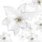 UFLF 18 STK Weihnachten Blumen Glitzer Künstlich Weihnachtsblumen Weihnachtsschmuck für Weihnachtsbaum Weihnachtskranz DIY Basteln Weihnachtsdeko Homedeko