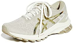 ASICS Damen GT-1000 10 Running Shoe, Cremefarben/Knetmasse, 42 EU