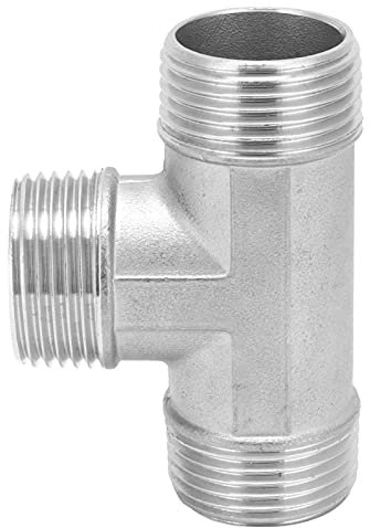 Connettore a Forma di T G1in Filettatura Maschio Adattatore a T in Acciaio Inossidabile Raccordi per Tubi Hardware da 1 Pollice